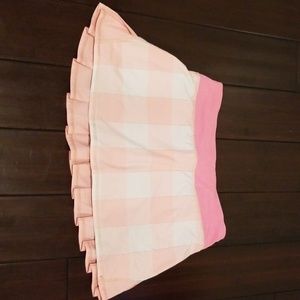 Lululemon pink running skirt size 6
